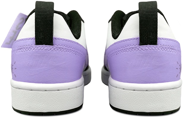 (W) 나이키 코트 보로우 로우 "블랙 퍼플 화이트" 커스텀 슈즈 BQ5448-115(Team299-女款香芋少女) Purchase (W) 나이키 코트 보로우 로우 "블랙 퍼플 화이트" 커스텀 슈즈 BQ5448-115(Team299-女款香芋少女)