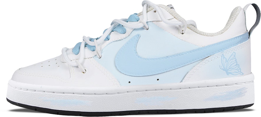 (W) 定制鞋款 Nike Court Borough Low '蓝蝶' BQ5448-104(team58-蓝蝶飞舞) Buy (W) 定制鞋款 Nike Court Borough Low '蓝蝶' BQ5448-104(team58-蓝蝶飞舞)