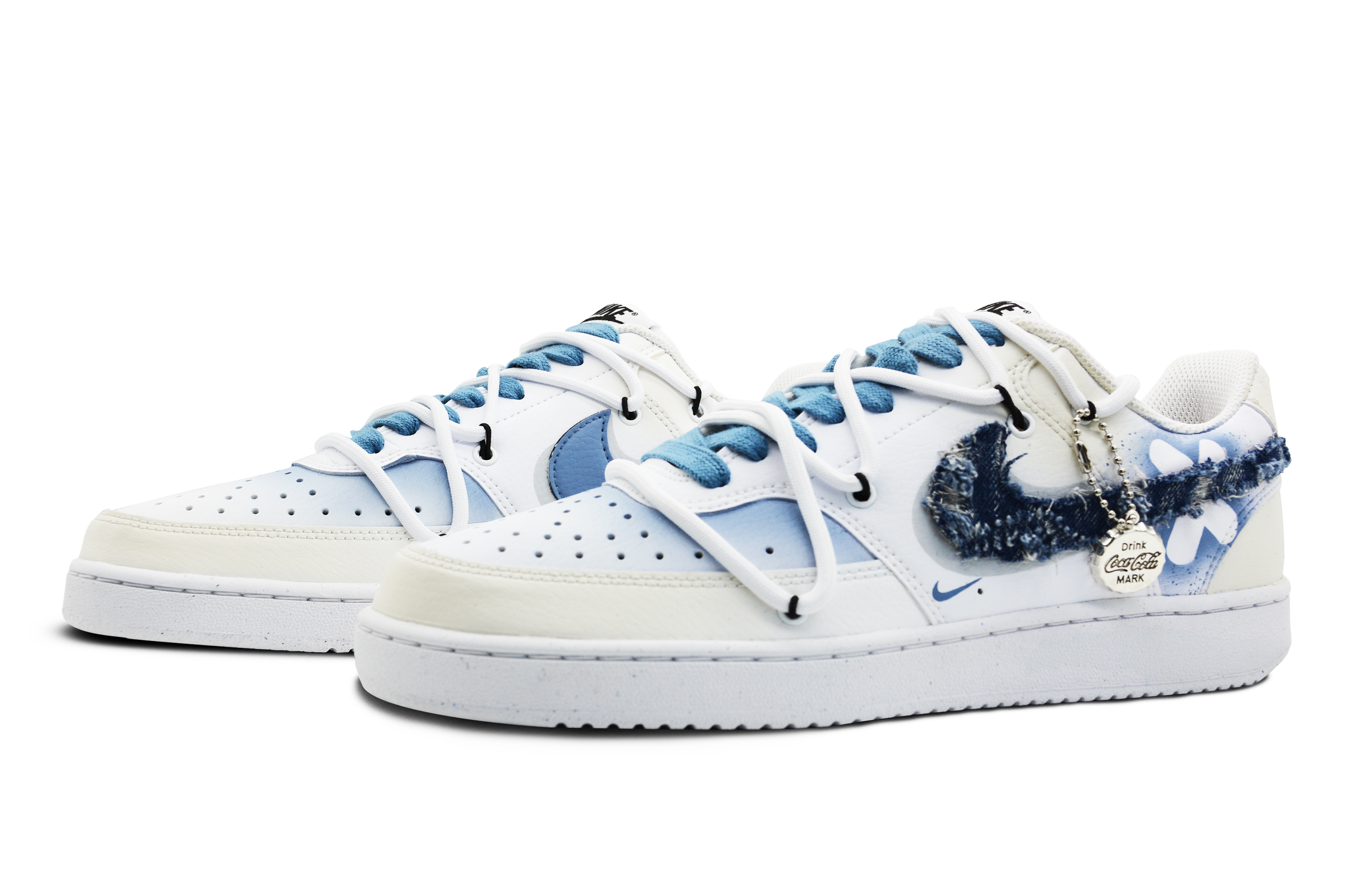 Lookbook (W) 【定制鞋款】耐克 Court Borough Low 蓝白配色 DH3158-101(Team78-女款流浪诗集）