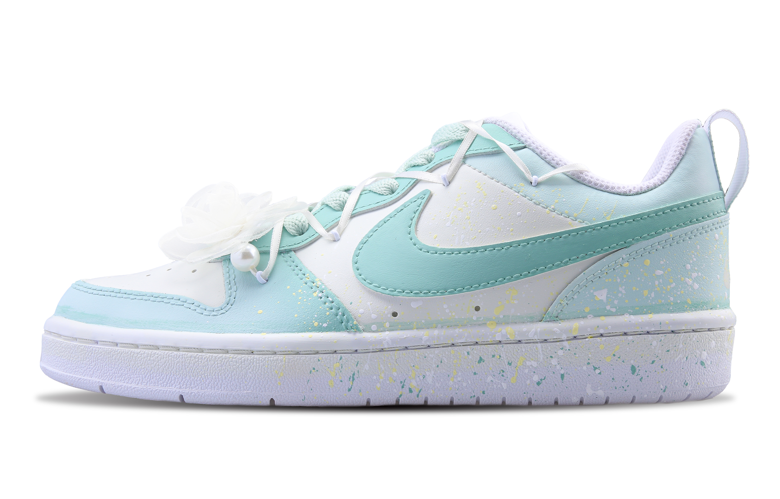 Buy (W) ナイキ コート バーロウ カスタム 「カメリアミント」 BQ5448-100（Team252-女款山茶薄荷）