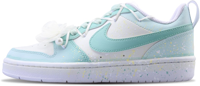 【定製球鞋】 Nike Court Borough 山茶薄荷 解構 可愛 百搭 低筒 板鞋 女款 薄荷綠 Order 【定製球鞋】 Nike Court Borough 山茶薄荷 解構 可愛 百搭 低筒 板鞋 女款 薄荷綠