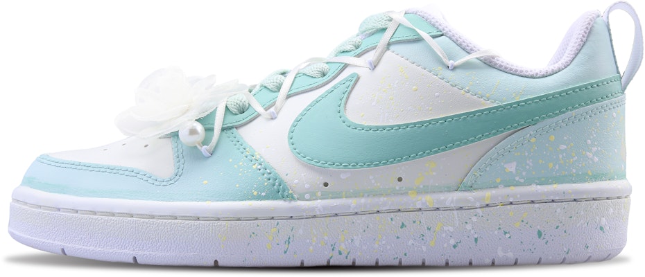 【定製球鞋】 Nike Court Borough 山茶薄荷 解構 可愛 百搭 低筒 板鞋 女款 薄荷綠 Order 【定製球鞋】 Nike Court Borough 山茶薄荷 解構 可愛 百搭 低筒 板鞋 女款 薄荷綠