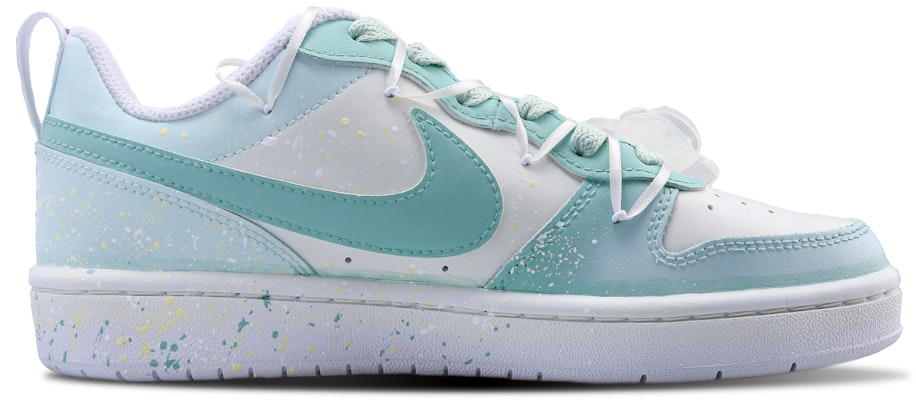 【定製球鞋】 Nike Court Borough 山茶薄荷 解構 可愛 百搭 低筒 板鞋 女款 薄荷綠 Lookbook 【定製球鞋】 Nike Court Borough 山茶薄荷 解構 可愛 百搭 低筒 板鞋 女款 薄荷綠