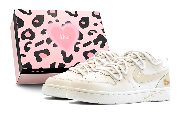 Buy (W) [Zapatos Personalizados] Nike Court Borough Low 'Caramel Latte' DQ5979-100-465949