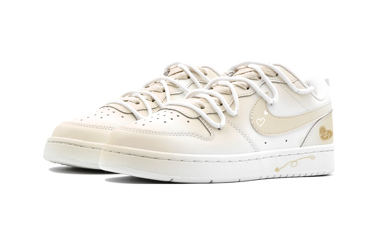Shop (W) [Zapatos Personalizados] Nike Court Borough Low 'Caramel Latte' DQ5979-100-465949