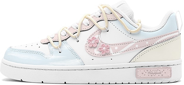 custom-shoes-women-nike-court-borough-low-cherry-blossom-girl