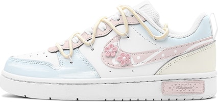 【訂製球鞋】 Nike Court Borough Low 減齡穿搭 春天和花嶼 櫻花少女 限定鞋盒 低筒 球鞋 女款 粉藍 Buy 【訂製球鞋】 Nike Court Borough Low 減齡穿搭 春天和花嶼 櫻花少女 限定鞋盒 低筒 球鞋 女款 粉藍
