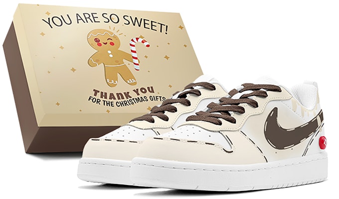 (W) 【カスタムシューズ】ナイキ コートボロー ロー 'クリスマス M&M ブラウン' (女性用) BQ5448-100(TeamS-趣味巧克力豆S-BOX) Buy (W) 【カスタムシューズ】ナイキ コートボロー ロー 'クリスマス M&M ブラウン' (女性用) BQ5448-100(TeamS-趣味巧克力豆S-BOX)