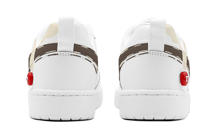 Purchase (W) [Sepatu Kustom] Nike Court Borough Low 'Christmas M&M Coklat' BQ5448-100(TeamS-趣味巧克力豆S-BOX)