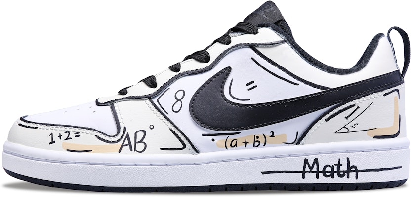 (W) 【定制鞋款】耐克Court Borough Low '卡通米色-黑色' BQ5448-115(Team301-万能公式) Buy (W) 【定制鞋款】耐克Court Borough Low '卡通米色-黑色' BQ5448-115(Team301-万能公式)