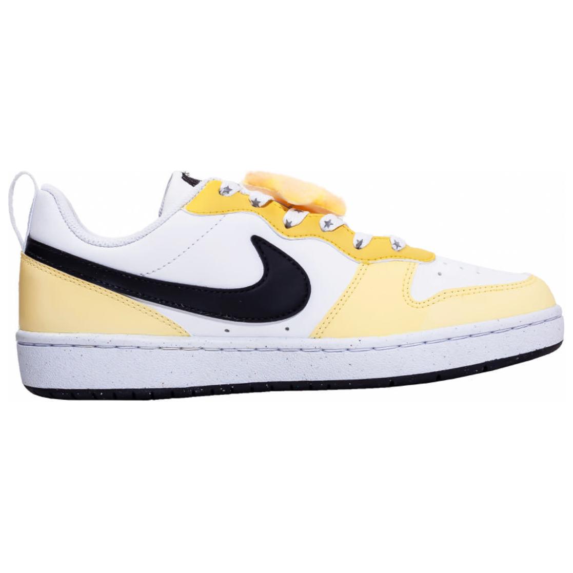 [Custom Shoes] (W) Nike Court Borough Low 'Cream Cheese & Yellow Stars' 圖 3