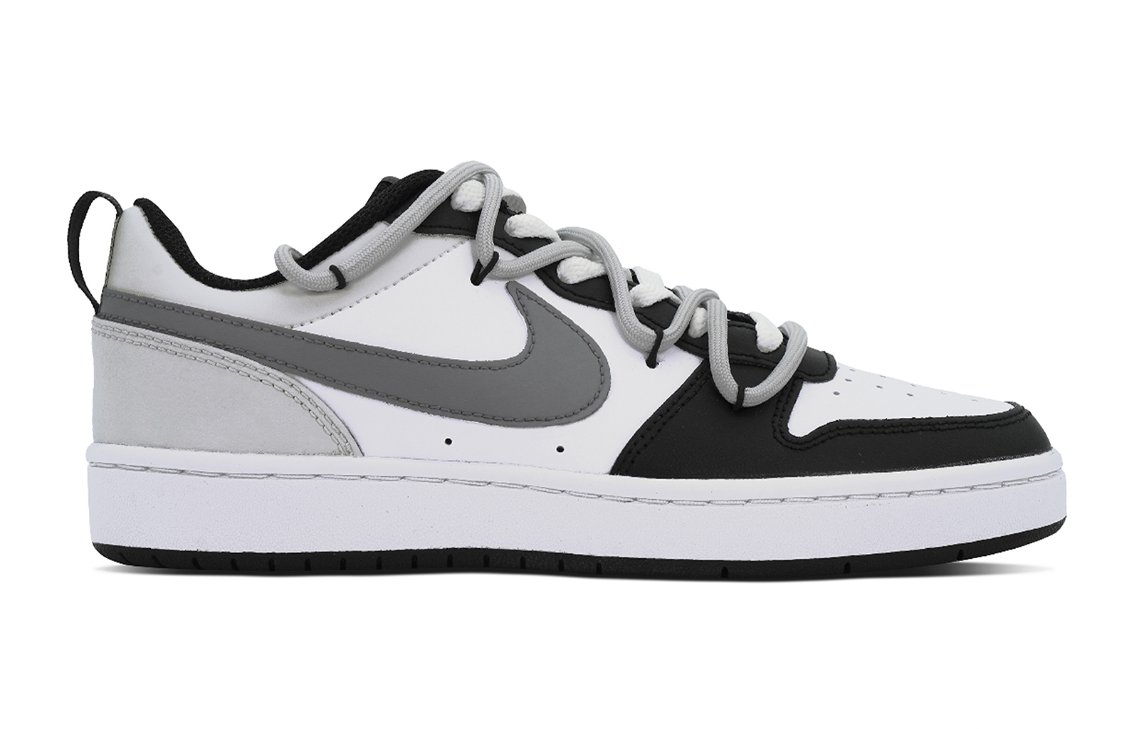 Lookbook 【訂製球鞋】Nike Court Borough 小狗碎片 動心煙灰 簡約 百搭 舒適 低筒 板鞋 女款 深灰黑白