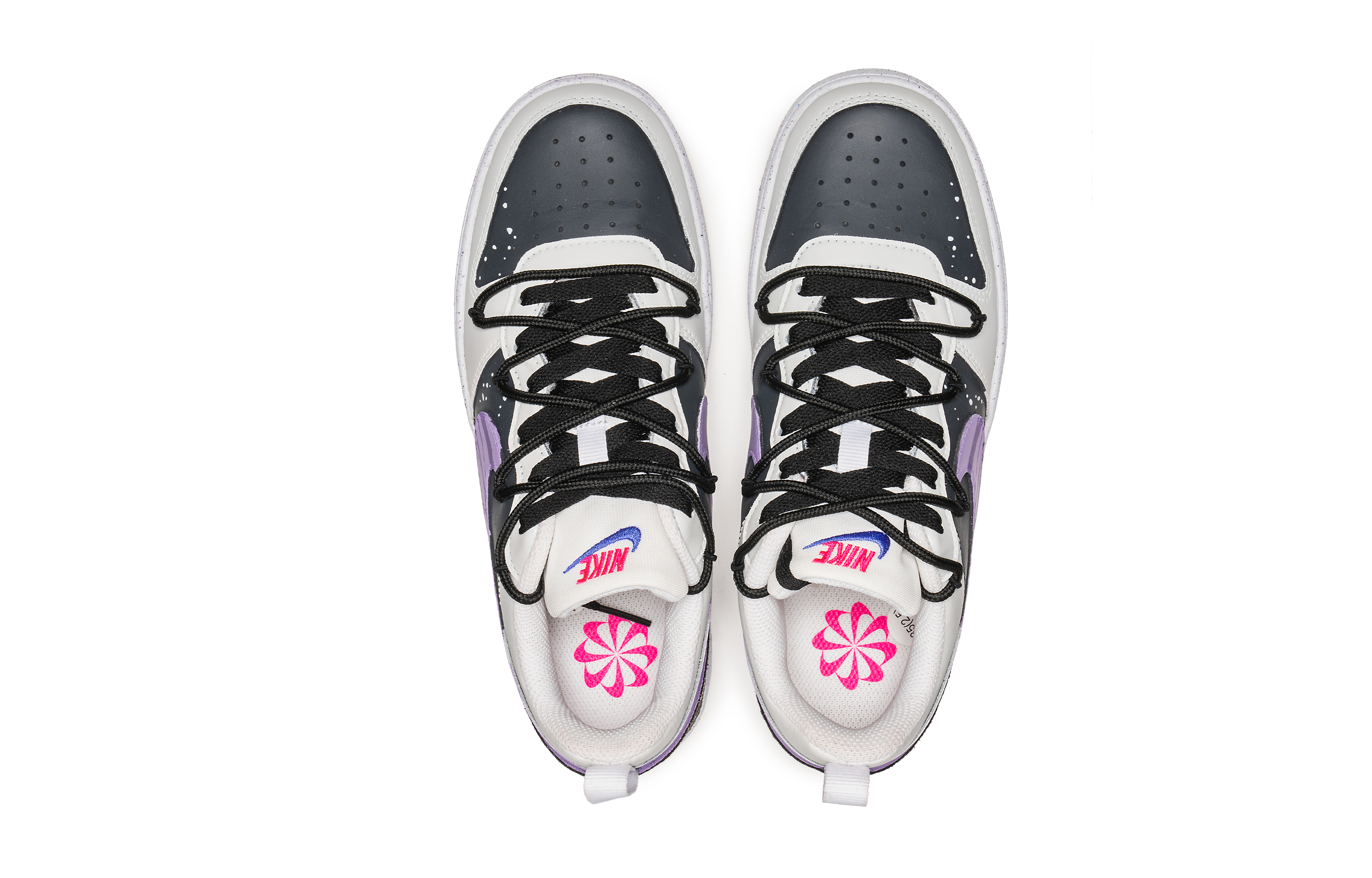 [Custom Shoes] (W) Nike Court Borough Low 'Desert Rose Grey Camo Graffiti' 圖 5