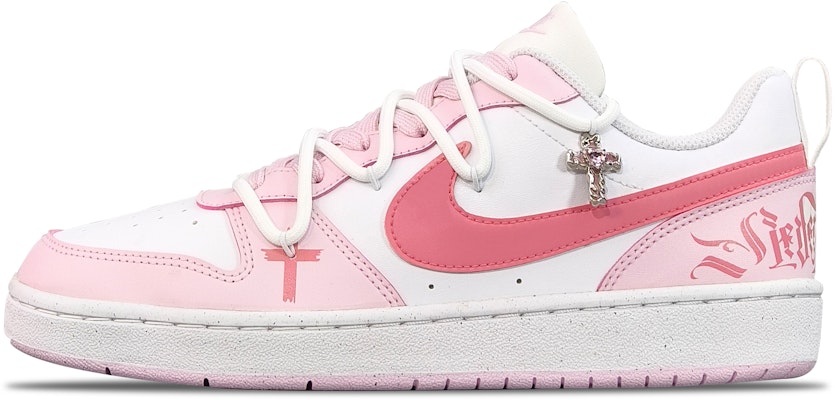 (W) 나이키 코트 보로우 로우 "고딕 핑크" (커스텀) DV5456-105(TeamEight-女款dv粉十字架) Order (W) 나이키 코트 보로우 로우 "고딕 핑크" (커스텀) DV5456-105(TeamEight-女款dv粉十字架)