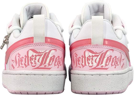 (W) 나이키 코트 보로우 로우 "고딕 핑크" (커스텀) DV5456-105(TeamEight-女款dv粉十字架) Details for (W) 나이키 코트 보로우 로우 "고딕 핑크" (커스텀) DV5456-105(TeamEight-女款dv粉十字架)