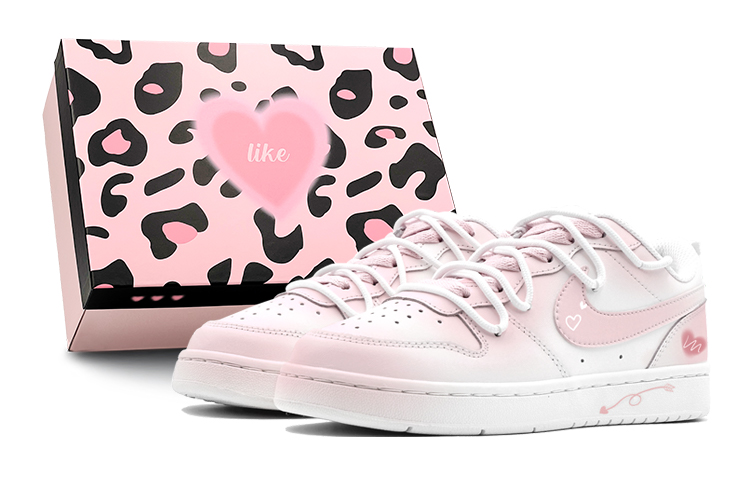 Buy (W) [Zapatillas Personalizadas] Nike Court Borough Low 'Gradient Rosa Memory' DQ5979-100-465944