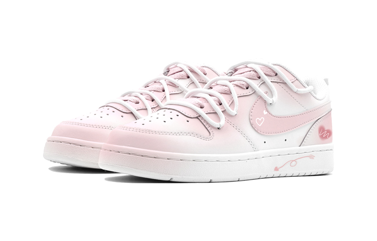Shop (W) [Zapatillas Personalizadas] Nike Court Borough Low 'Gradient Rosa Memory' DQ5979-100-465944