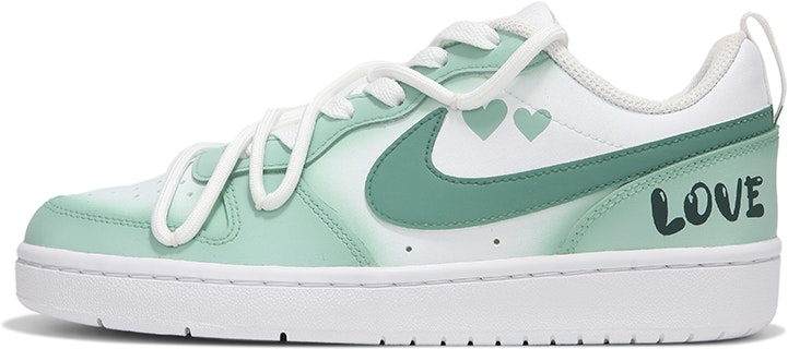 custom-shoes-women-nike-court-borough-low-heat-wave-emerald-city-gradient