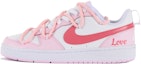 Buy 【客製化球鞋】 Nike Court Borough 高街 Vibe風 低筒 板鞋 女款 粉白