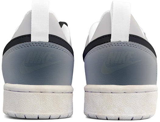 【訂製球鞋】Nike Court Borough 倫敦霾霭 黑灰 潮流 復古手繪 解構鞋帶 低筒 板鞋 女款 灰色 Shop 【訂製球鞋】Nike Court Borough 倫敦霾霭 黑灰 潮流 復古手繪 解構鞋帶 低筒 板鞋 女款 灰色