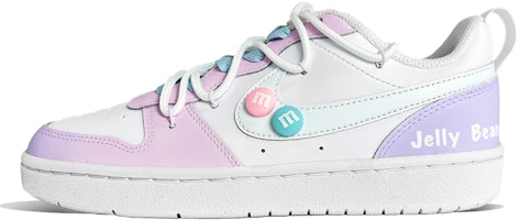 【客製球鞋】 Nike Court Borough 花漾 馬卡龍 低筒 板鞋 女款 粉紫 Order 【客製球鞋】 Nike Court Borough 花漾 馬卡龍 低筒 板鞋 女款 粉紫
