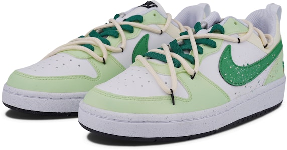【定制球鞋】 Nike Court Borough 夏日主題 抹茶冰淇淋 解構 防滑耐磨 低幫 板鞋 女款 白綠 Lookbook 【定制球鞋】 Nike Court Borough 夏日主題 抹茶冰淇淋 解構 防滑耐磨 低幫 板鞋 女款 白綠