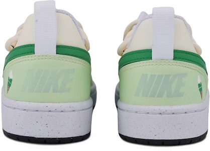 【定制球鞋】 Nike Court Borough 夏日主題 抹茶冰淇淋 解構 防滑耐磨 低幫 板鞋 女款 白綠 Shop 【定制球鞋】 Nike Court Borough 夏日主題 抹茶冰淇淋 解構 防滑耐磨 低幫 板鞋 女款 白綠