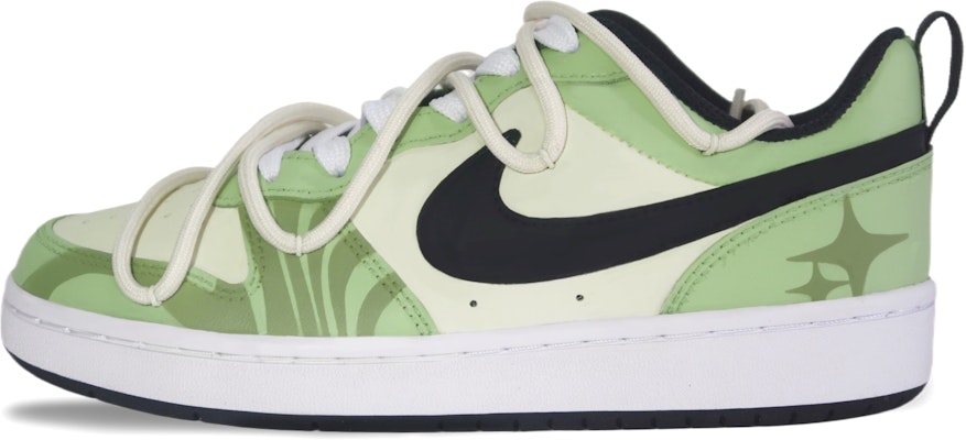 【客製球鞋】Nike Court Borough 薄荷甜星 少女 多巴胺 清爽夏日 解構綁帶 低筒 板鞋 女款 黃綠色 Order 【客製球鞋】Nike Court Borough 薄荷甜星 少女 多巴胺 清爽夏日 解構綁帶 低筒 板鞋 女款 黃綠色