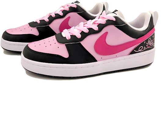 (W) Zapatillas Nike Court Borough Low 'Hada Melocotón Negro Rosa' DV5456-104(Team217-桃之妖妖) Shop (W) Zapatillas Nike Court Borough Low 'Hada Melocotón Negro Rosa' DV5456-104(Team217-桃之妖妖)