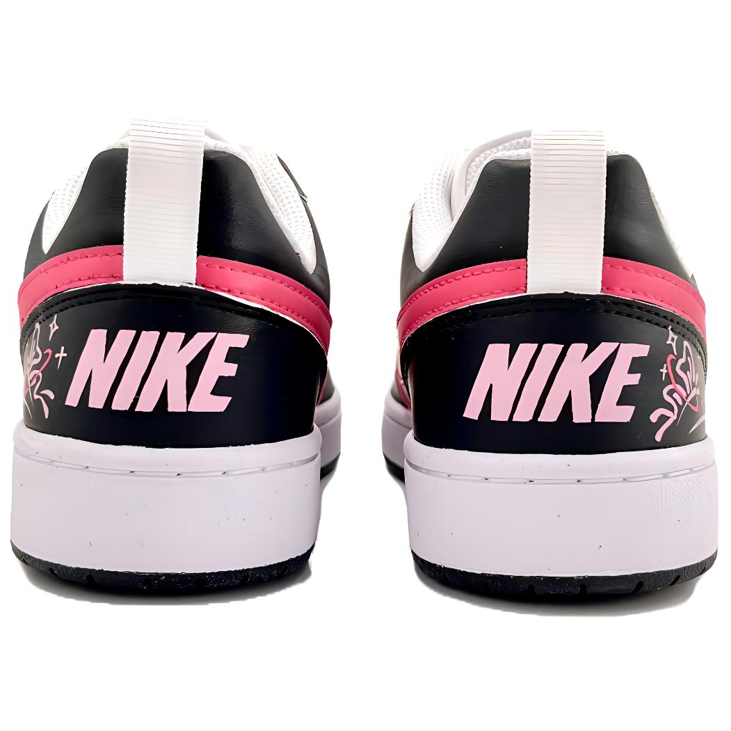 Purchase (W) [Nike Kasut Custom] Nike Court Borough Low 'Peach Fairy Hitam Merah Jambu' DV5456-104（Team217-桃之妖妖）