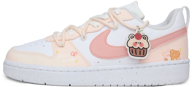 【訂製球鞋】 Nike Court Borough Low 簡約百搭 甜美低筒 生活休閒鞋 女款 粉色 Buy 【訂製球鞋】 Nike Court Borough Low 簡約百搭 甜美低筒 生活休閒鞋 女款 粉色