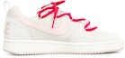 Order 【定制球鞋】 Nike Court Borough 粉紅泡泡 解構 防滑耐磨 低幫 板鞋 女款 粉灰