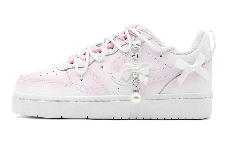 Order (W) 【定制鞋】耐克 Court Borough Low '粉绿情书' BQ5448-100(TeamS2-鸳鸯情书S-BOX)