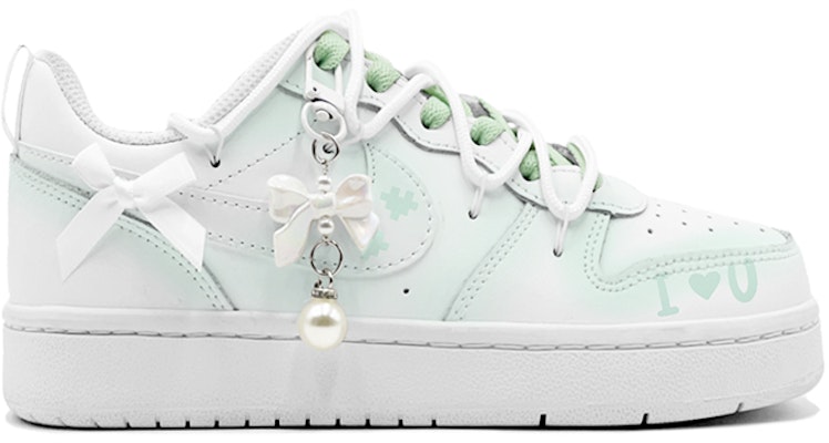 (W) 나이키 커스텀 보로우 로우 "핑크그린 러브레터" BQ5448-100(TeamS2-鸳鸯情书S-BOX) Lookbook (W) 나이키 커스텀 보로우 로우 "핑크그린 러브레터" BQ5448-100(TeamS2-鸳鸯情书S-BOX)