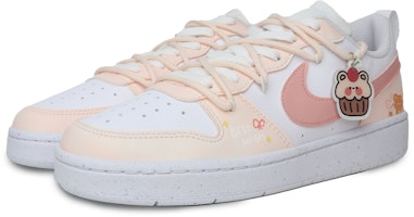 (W) 나이키 커스텀 핑크 코트 보로우 로우 (Nike Custom Pink Court Borough Low) DV5456-106(Team153-小熊抱抱) Shop (W) 나이키 커스텀 핑크 코트 보로우 로우 (Nike Custom Pink Court Borough Low) DV5456-106(Team153-小熊抱抱)