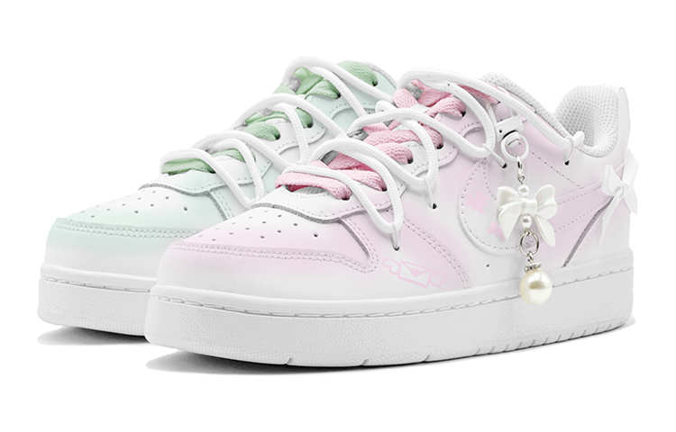 Purchase (W) 【定制鞋】耐克 Court Borough Low '粉绿情书' BQ5448-100(TeamS2-鸳鸯情书S-BOX)