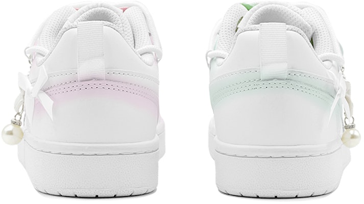 (W) 나이키 커스텀 보로우 로우 "핑크그린 러브레터" BQ5448-100(TeamS2-鸳鸯情书S-BOX) Details for (W) 나이키 커스텀 보로우 로우 "핑크그린 러브레터" BQ5448-100(TeamS2-鸳鸯情书S-BOX)