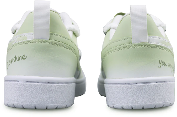【定製球鞋】 Nike Court Borough 春日紀憶 清新 字母 休閒百搭 特殊鞋盒 低筒 板鞋 女款 白綠 Purchase 【定製球鞋】 Nike Court Borough 春日紀憶 清新 字母 休閒百搭 特殊鞋盒 低筒 板鞋 女款 白綠
