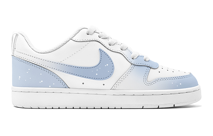 Lookbook (W) [定制鞋] 耐克Court Borough Low '夏日星空蓝-白' BQ5448-100(TeamS-星辰繁星S-BOX)