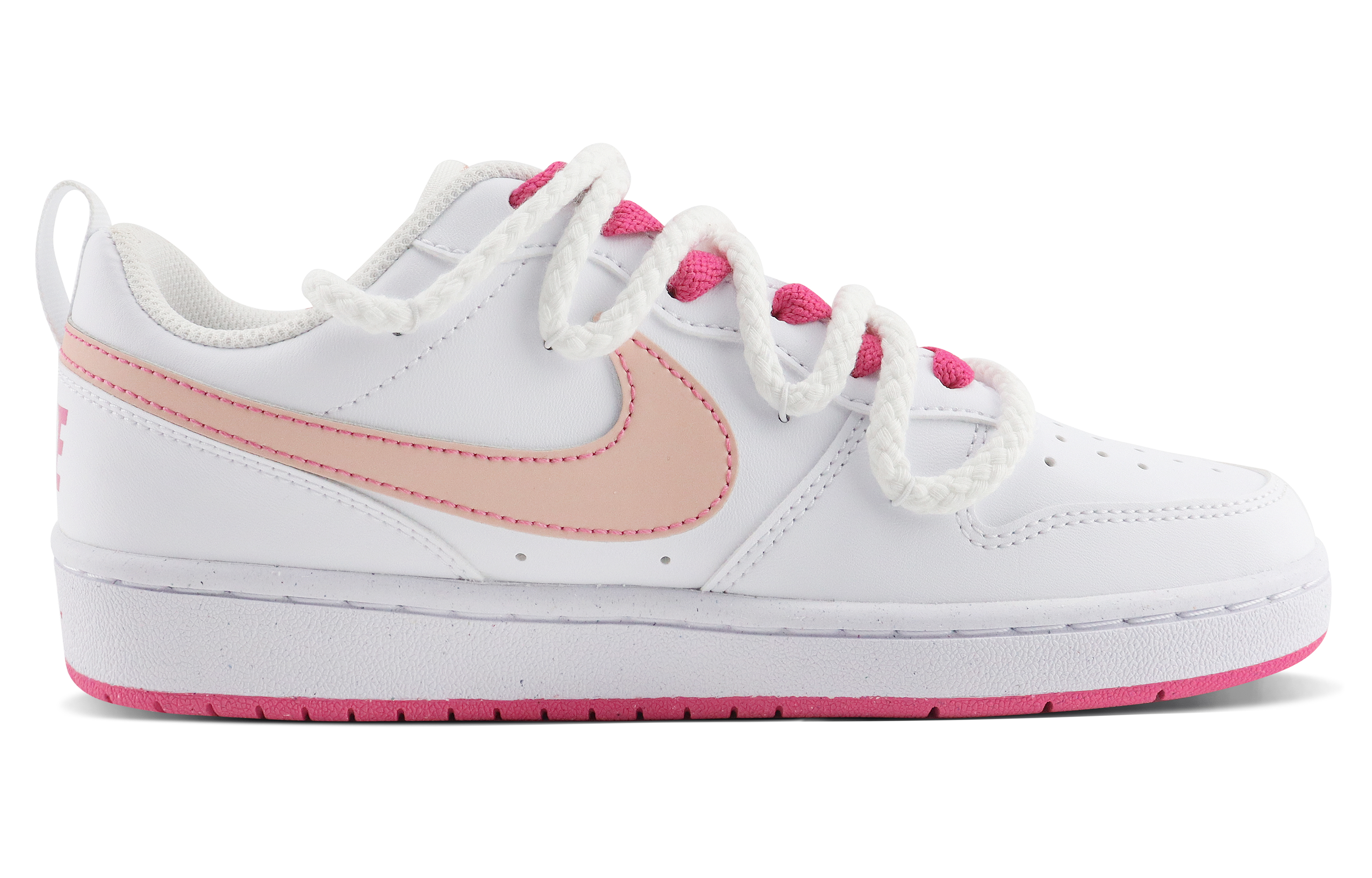 [Custom Shoes] (W) Nike Court Borough Low 'White Pink' 圖 3