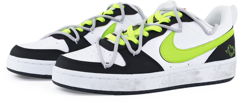 【訂製球鞋】 Nike Court Borough 智慧果 螢火星光 多巴胺 小眾高級 解構 舒適 百搭 低筒 板鞋 女款 綠色 Shop 【訂製球鞋】 Nike Court Borough 智慧果 螢火星光 多巴胺 小眾高級 解構 舒適 百搭 低筒 板鞋 女款 綠色