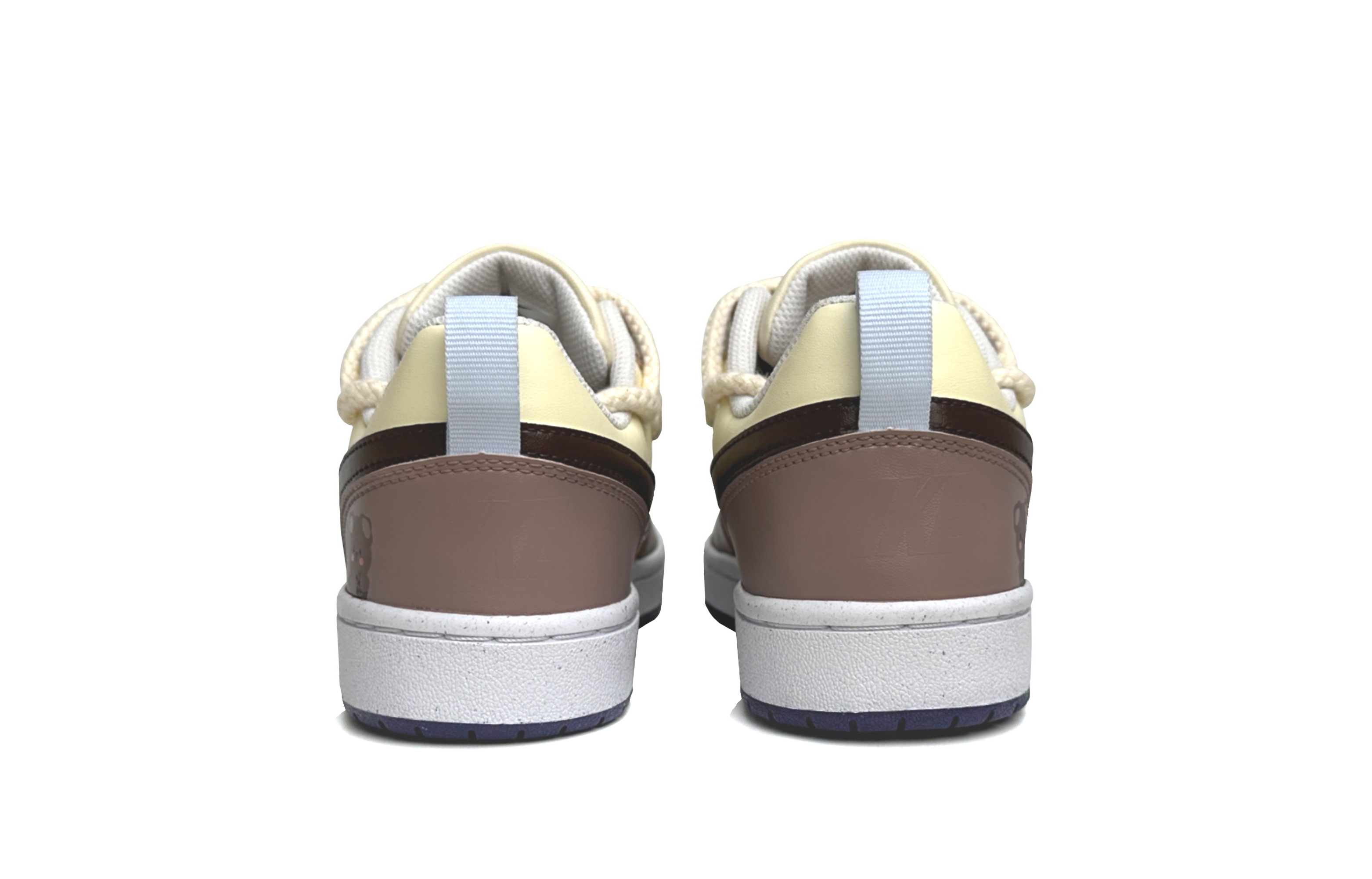 [Custom Shoes] (W) Nike Court Borough Low 'Yellow Biscuit Bear' 圖 4