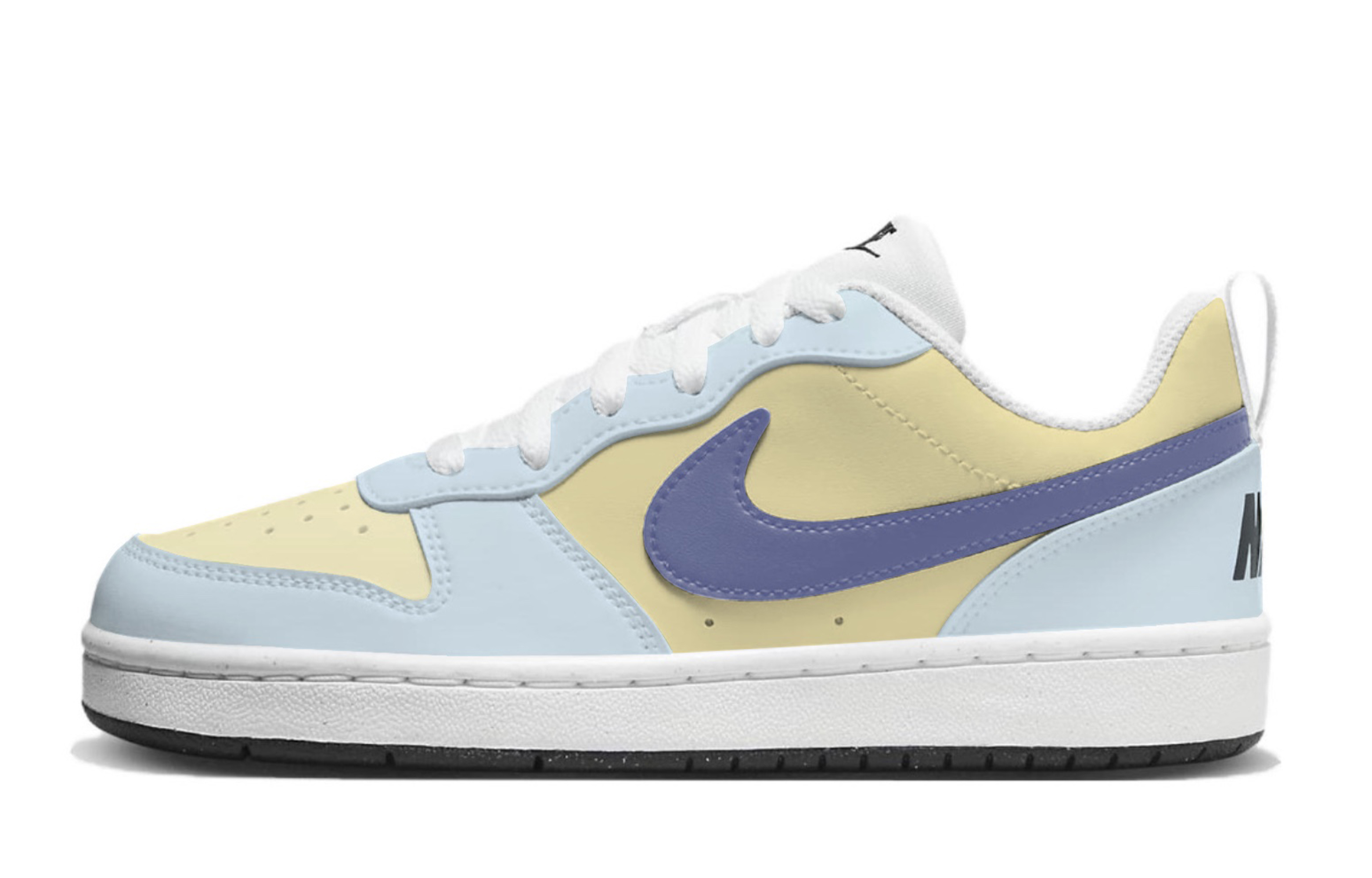 [Custom Shoes] (W) Nike Court Borough Low 'Yellow Biscuit Bear' 圖 6