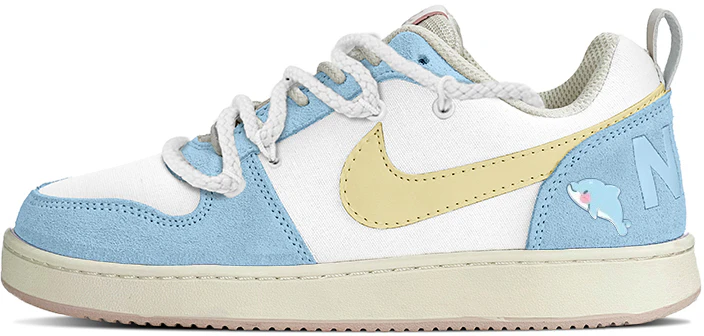 custom-shoes-women-nike-court-borough-low-prm-summer-milk-blue-dolphin