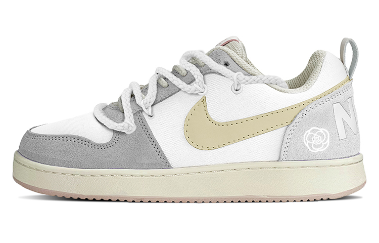 [Custom Shoes] (W) Nike Court Borough Low PRM 'Smoky Grey Camellia Vibe'