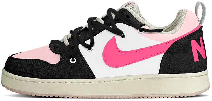 custom-shoes-women-nike-court-borough-low-prm-shibuya-kogal-black-pink