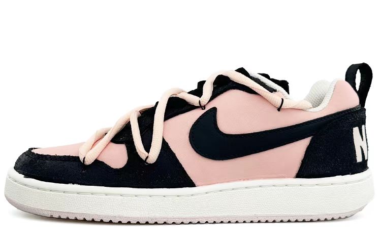 [Custom Shoes] (W) Nike Court Borough Low PRM 'Black Pink Deconstructed'