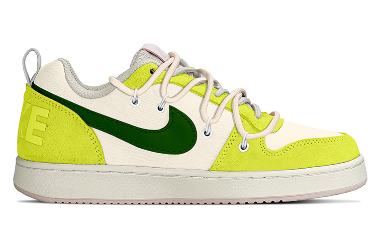 Order 【客製球鞋】Nike Court Borough Low PRM復古做舊 青蘋果 vibe解構 低筒 板鞋 女款 米綠·