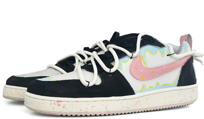 (W) Zapatillas Nike Court Borough Low PRM 'Helado Negro Blanco' 861533-101(Team13-冰激凌) Lookbook (W) Zapatillas Nike Court Borough Low PRM 'Helado Negro Blanco' 861533-101(Team13-冰激凌)