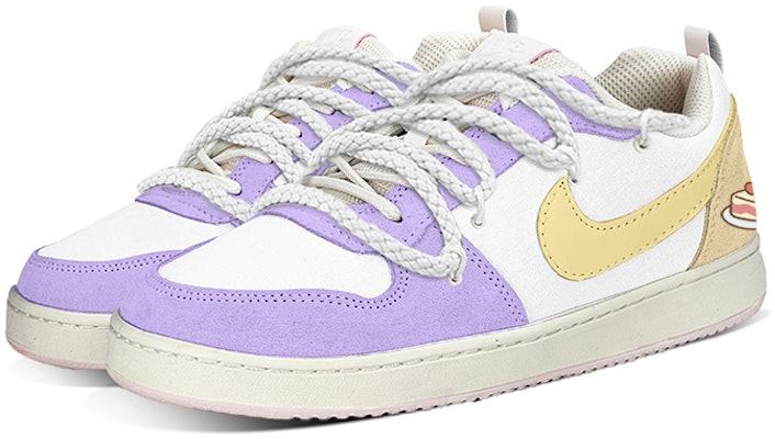 (W) 나이키 커스텀 보로 로우 "타로 크림 케이크" (Nike Custom Boro Low "Taro Cream Cake") 861533-101(TeamY-女款芋泥奶油蛋糕紫米白) Lookbook (W) 나이키 커스텀 보로 로우 "타로 크림 케이크" (Nike Custom Boro Low "Taro Cream Cake") 861533-101(TeamY-女款芋泥奶油蛋糕紫米白)